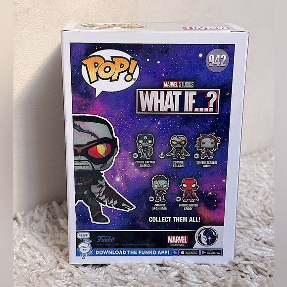 Funko Pop! Marvel What If...? #942 Zombie Falcon w/ Protective Case - Picture 3 of 6